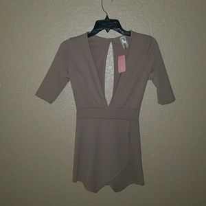 Love Culture Deep V Romper